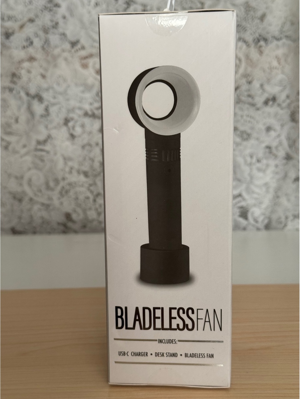 POM Gear Bladeless Personal Cooling Fan – Rechargeable USB-C – New